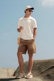  Quần Short Jeans Nam Form Trên Gối SP26SS16P-AKJN 