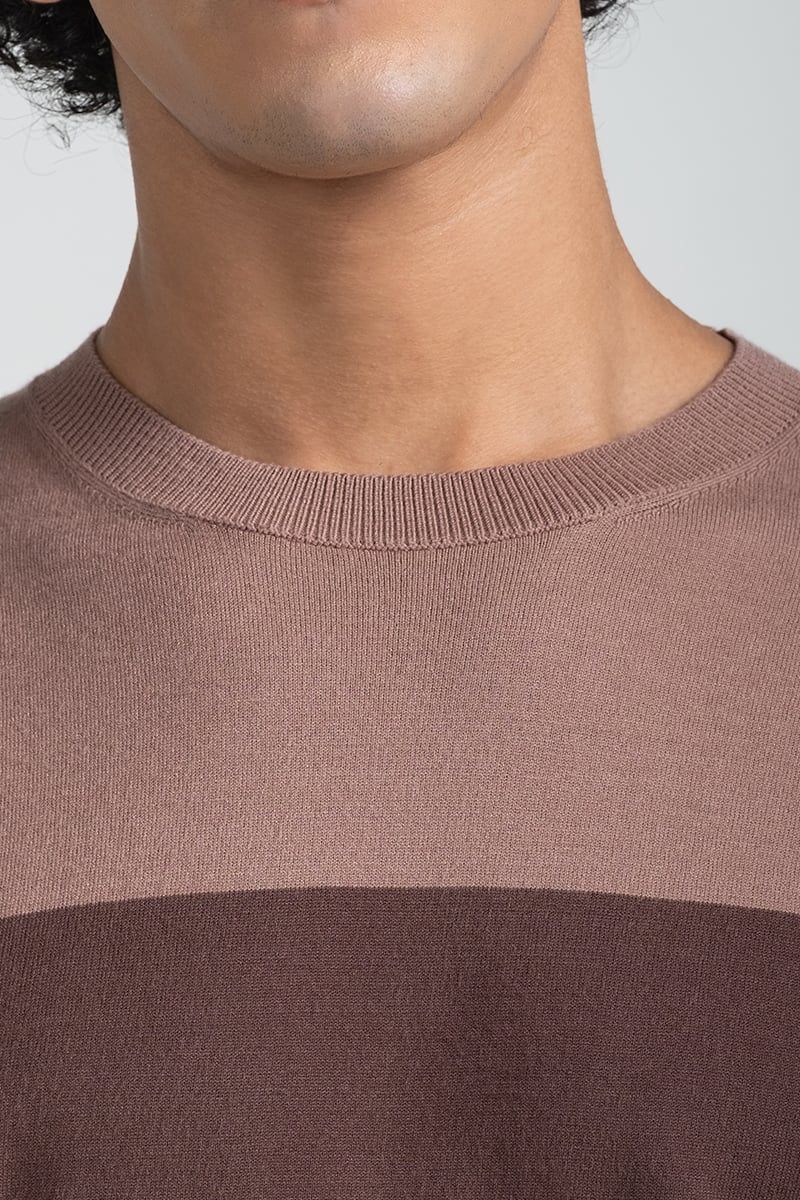  Áo Len Nam Cổ Tròn Tay Ngắn SW25FH01P-SA 