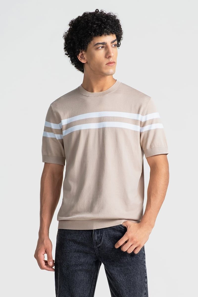  Áo Len Nam Tay Ngắn SW25FH02M-SA 