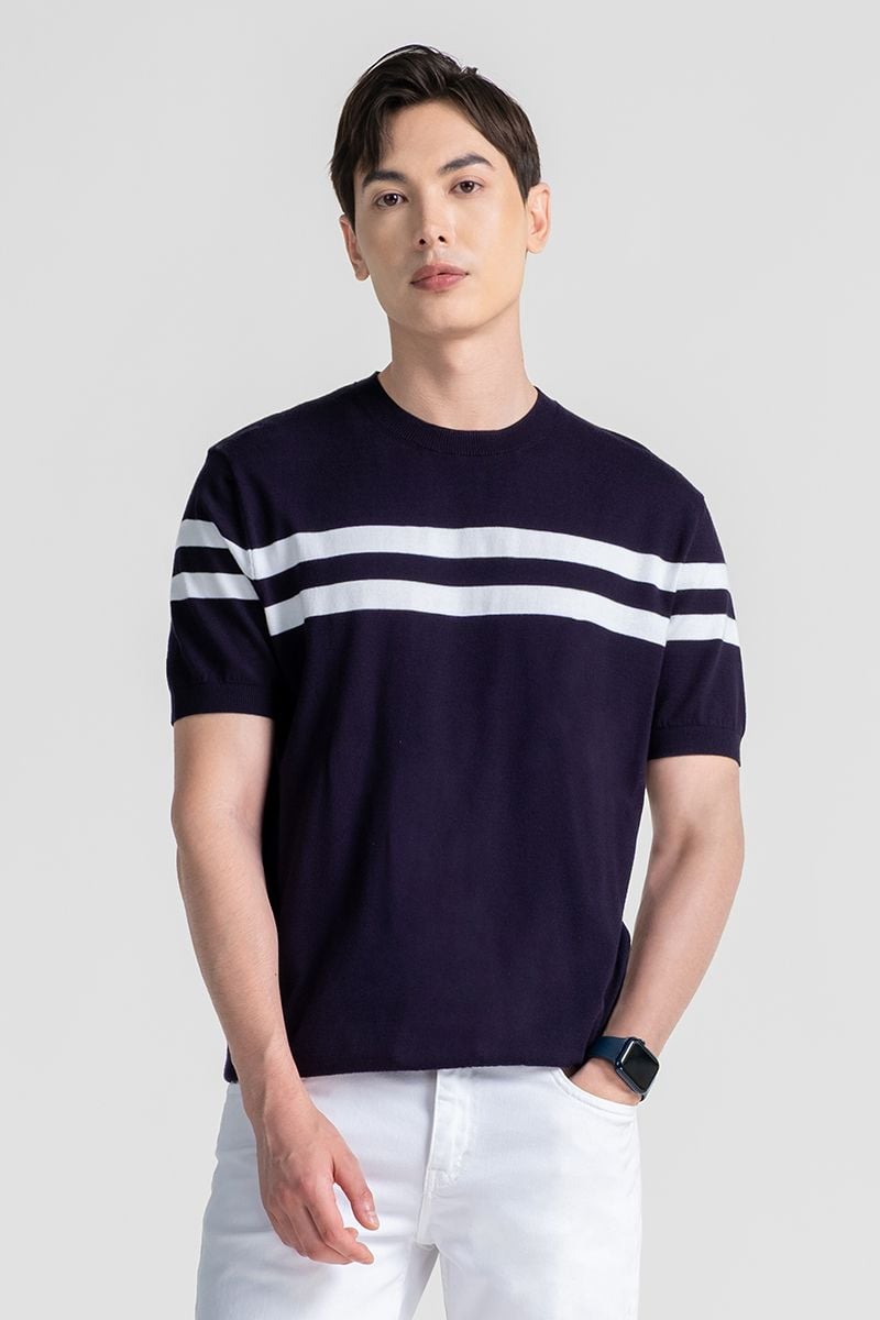  Áo Len Nam Tay Ngắn SW25FH02M-SA 