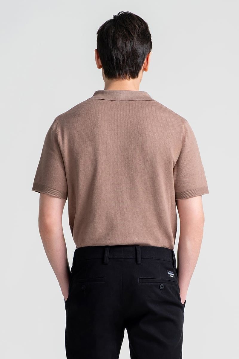  Áo Len Nam Tay Ngắn Form Vừa SW25FH03P-SA 