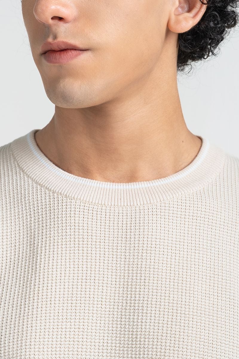  Áo Len Nam Tay Dài Form Vừa SW25FH04M-LB 