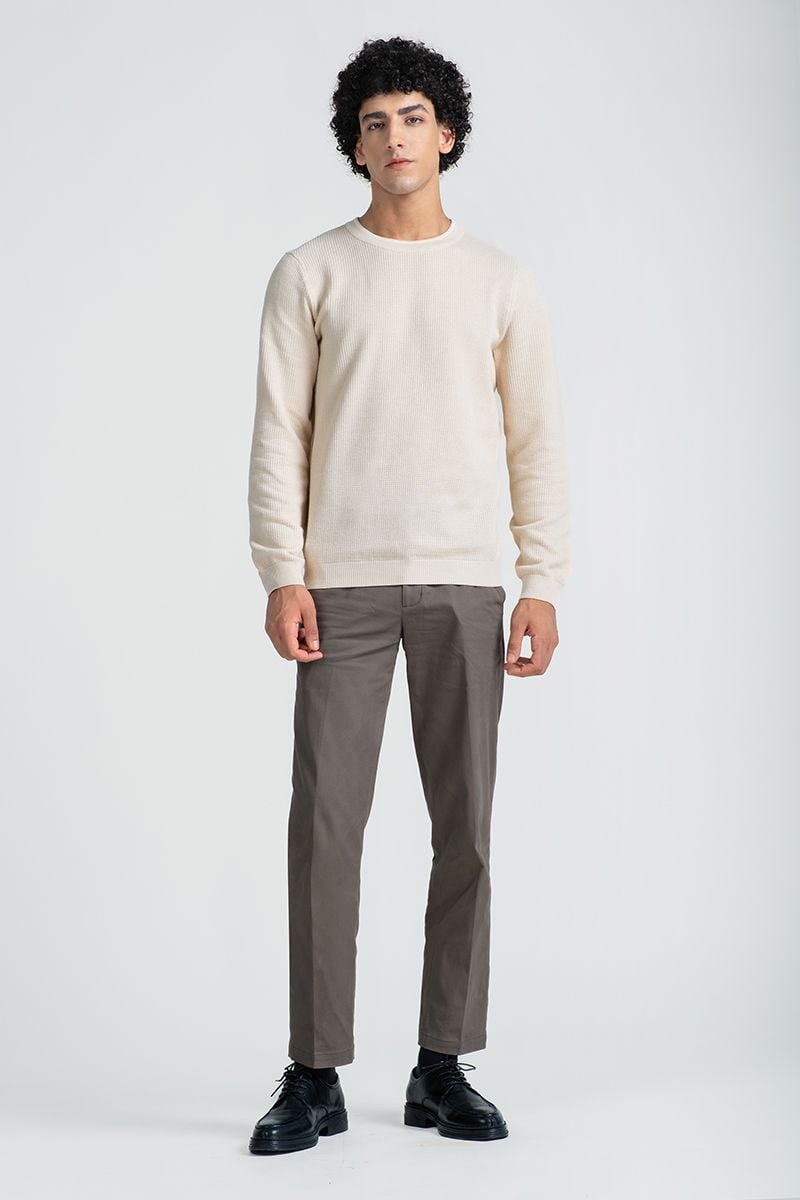  Áo Len Nam Tay Dài Form Vừa SW25FH04M-LB 