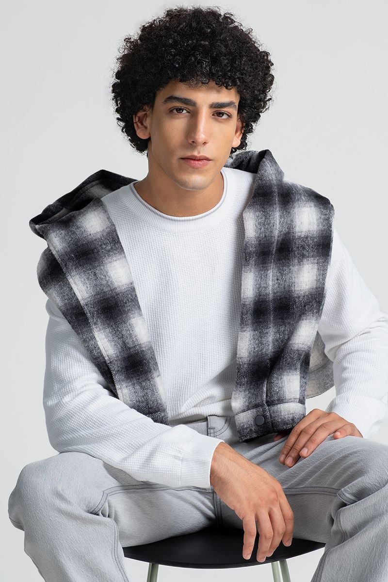  Áo Len Nam Tay Dài Form Vừa SW25FH04M-LB 