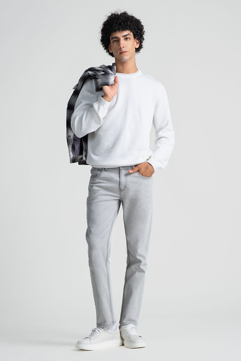  Áo Len Nam Tay Dài Form Vừa SW25FH04M-LB 