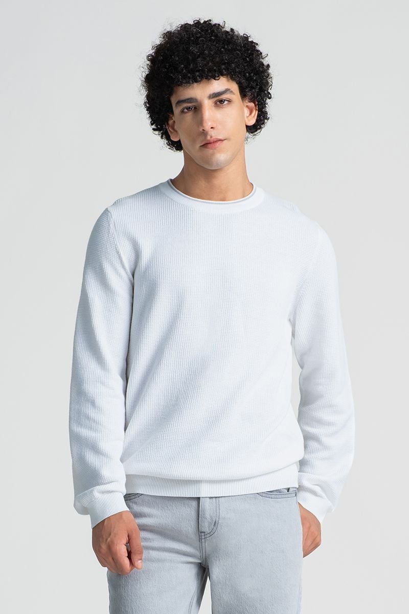  Áo Len Nam Tay Dài Form Vừa SW25FH04M-LB 