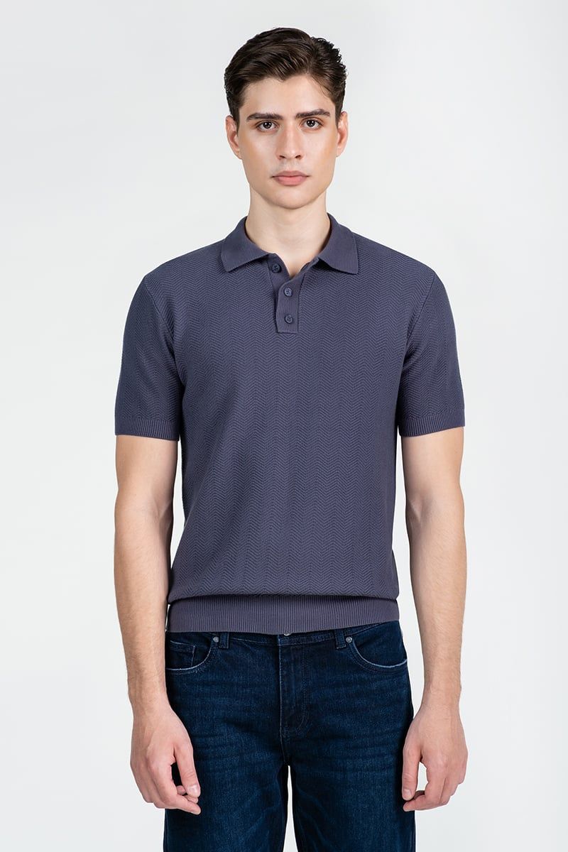  Áo Len Nam Tay Ngắn Form Ôm SW25FH05P-SA 