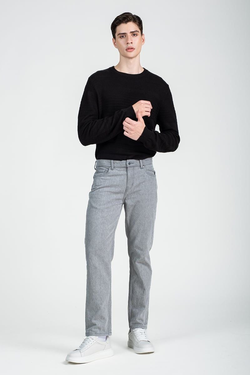  Áo Len Nam Tay Dài SW25FH08P-LB 