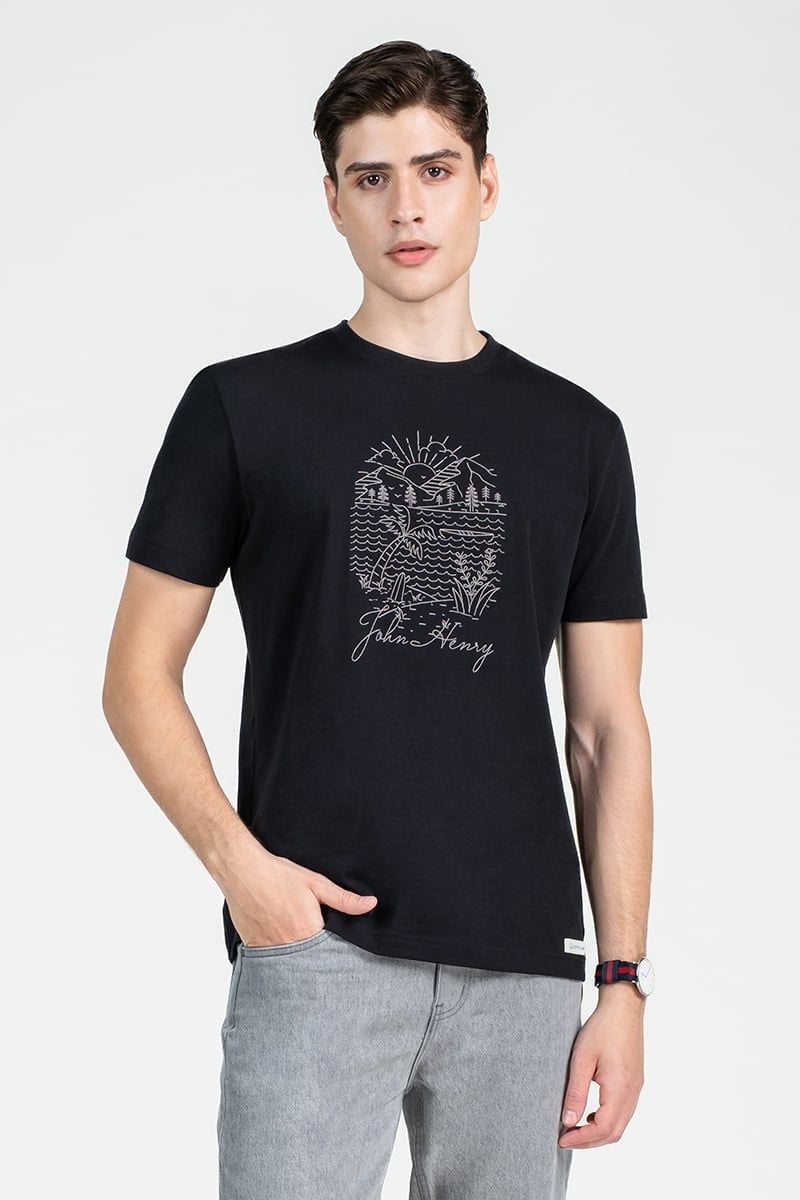  Áo Thun Nam Tay Ngắn Form Vừa TS25FH20P-RGUS 