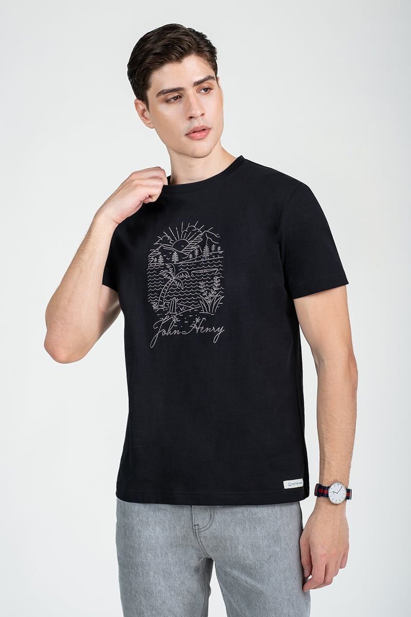  Áo Thun Nam Tay Ngắn Form Vừa TS25FH20P-RGUS 