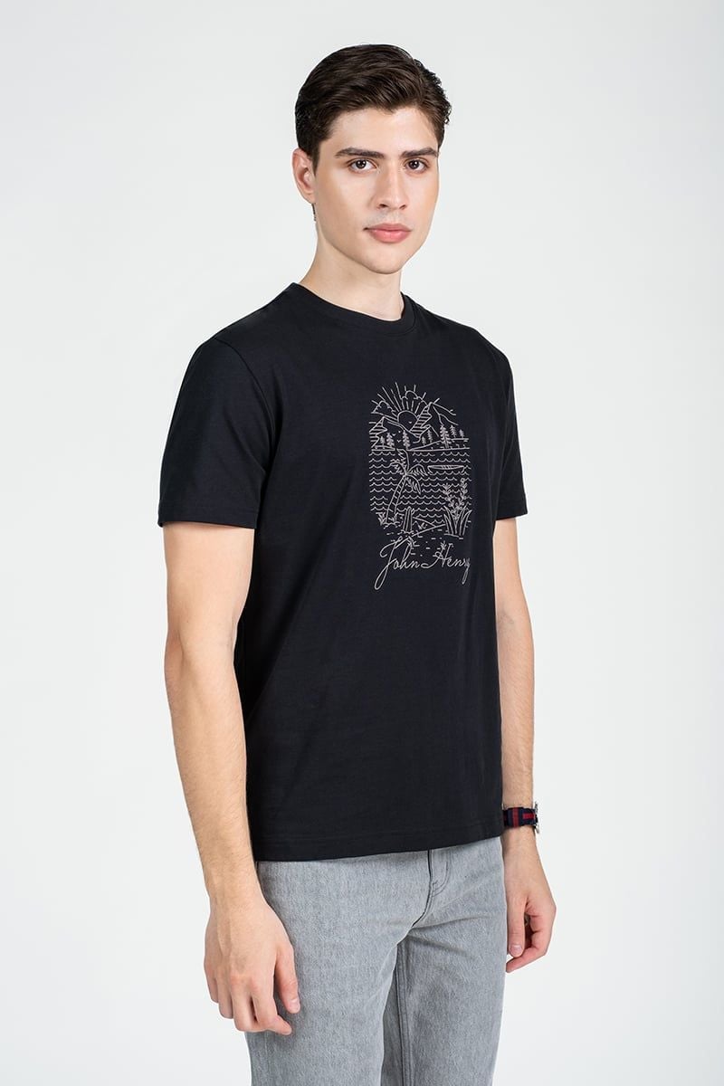  Áo Thun Nam Tay Ngắn Form Vừa TS25FH20P-RGUS 