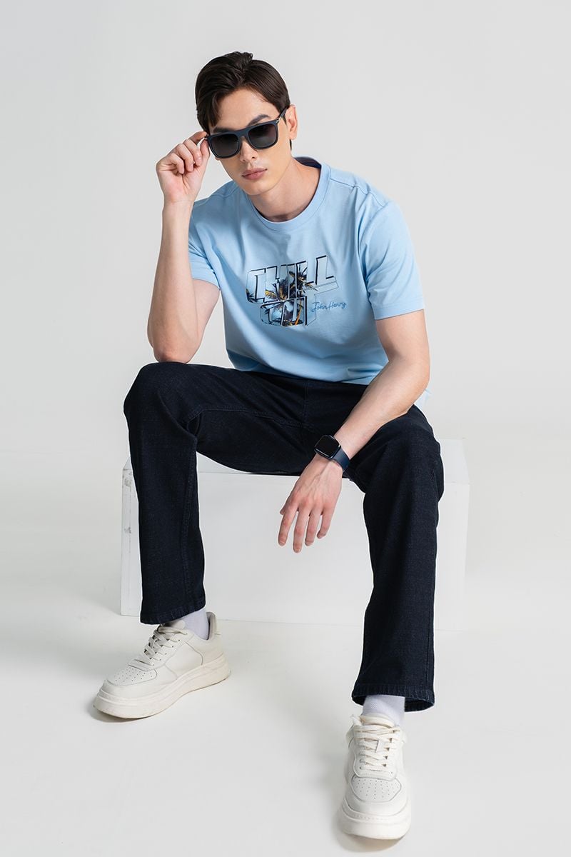  Áo Thun Nam Form Vừa Tay Ngắn TS25SS09C-RGUS 