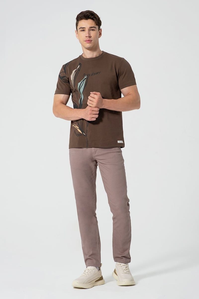  Áo Thun Nam Tay Ngắn Form Vừa TS25SS12C-RGUS 