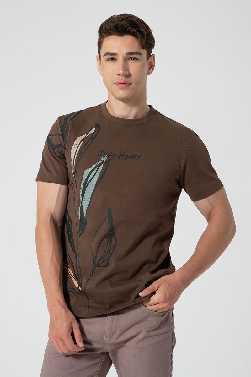  Áo Thun Nam Tay Ngắn Form Vừa TS25SS12C-RGUS 