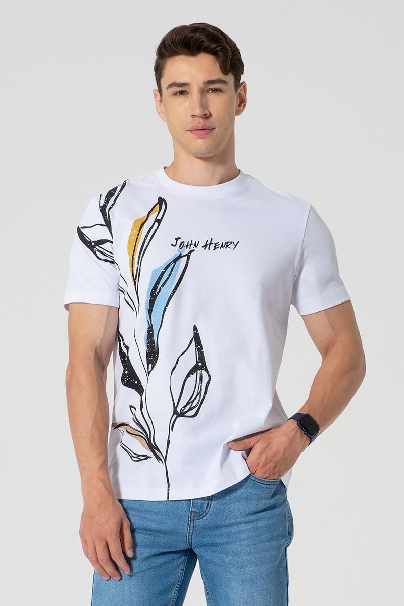  Áo Thun Nam Tay Ngắn Form Vừa TS25SS12C-RGUS 