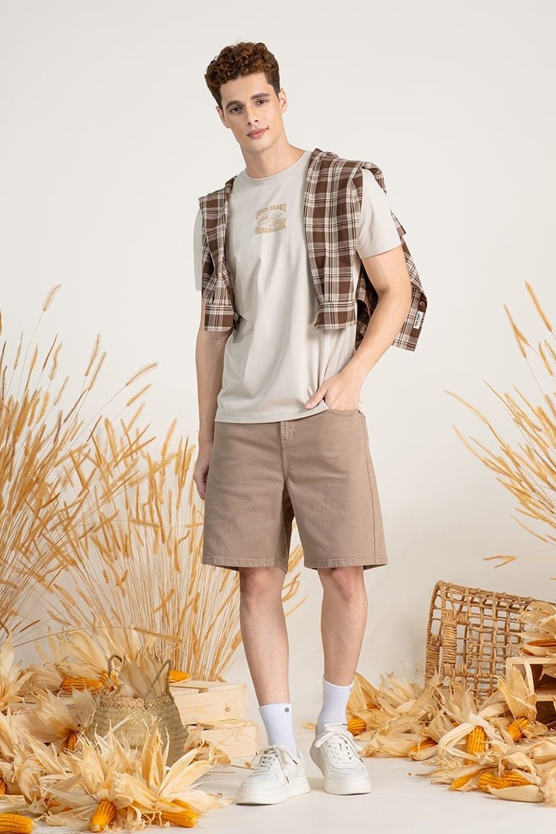  Áo Thun Nam Tay Ngắn Form Vừa TS26SS01P-RGSR 