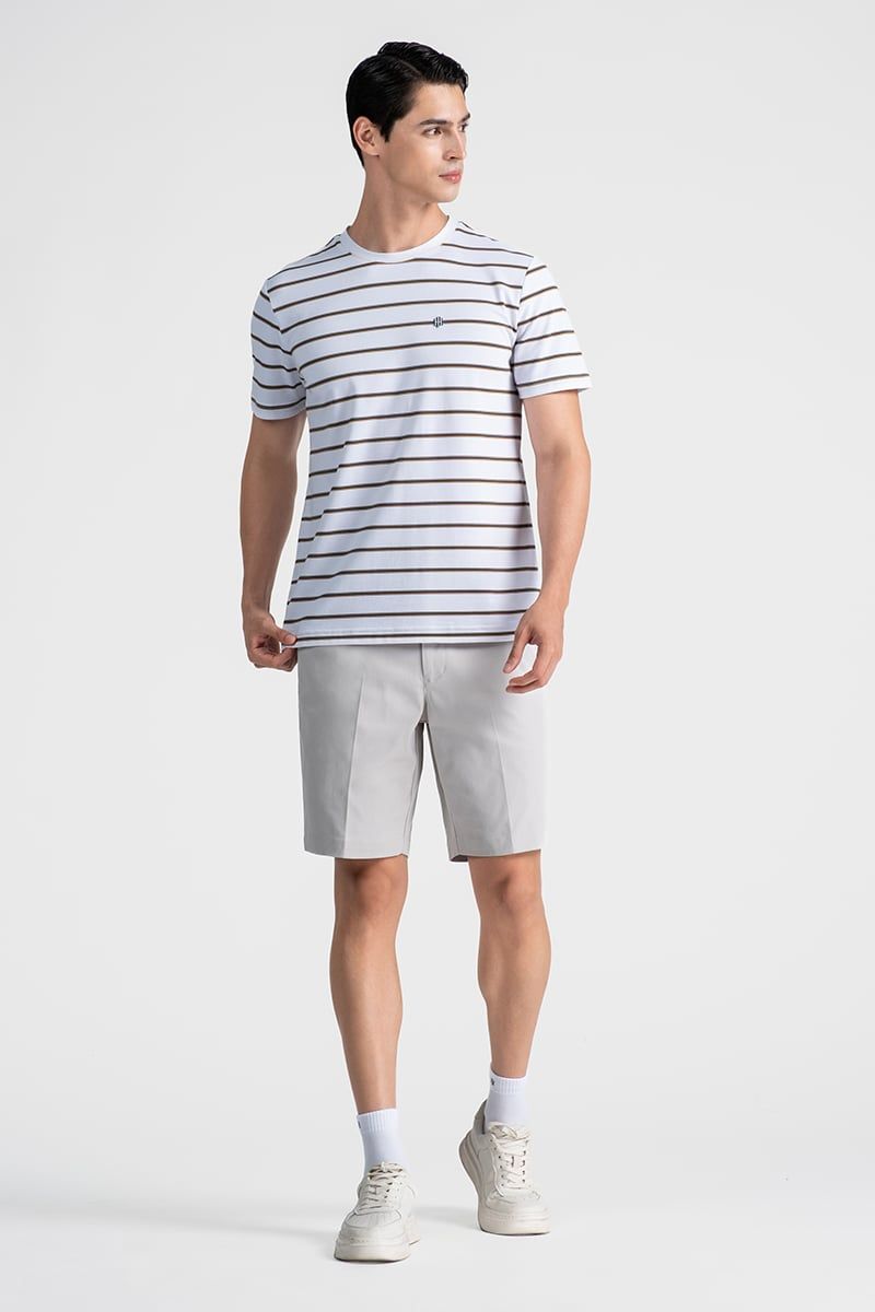  Áo Thun Nam Tay Ngắn Form Vừa TS26SS07P-RG 