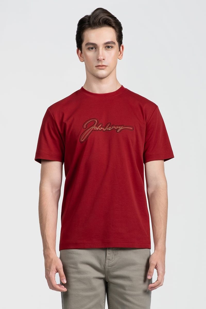  Áo Thun Nam Tay Ngắn Form Vừa TS26SS10G-RG 