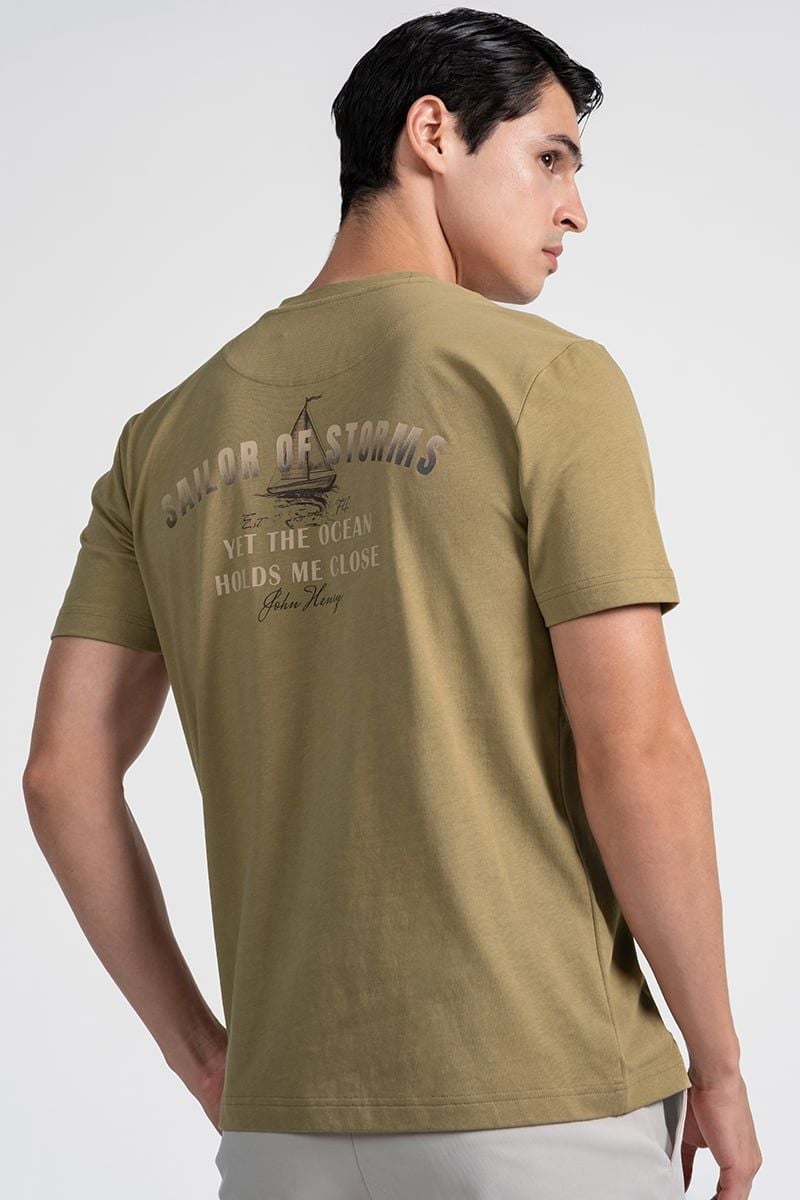  Áo Thun Nam Tay Ngắn Form Vừa TS26SS16P-RG 