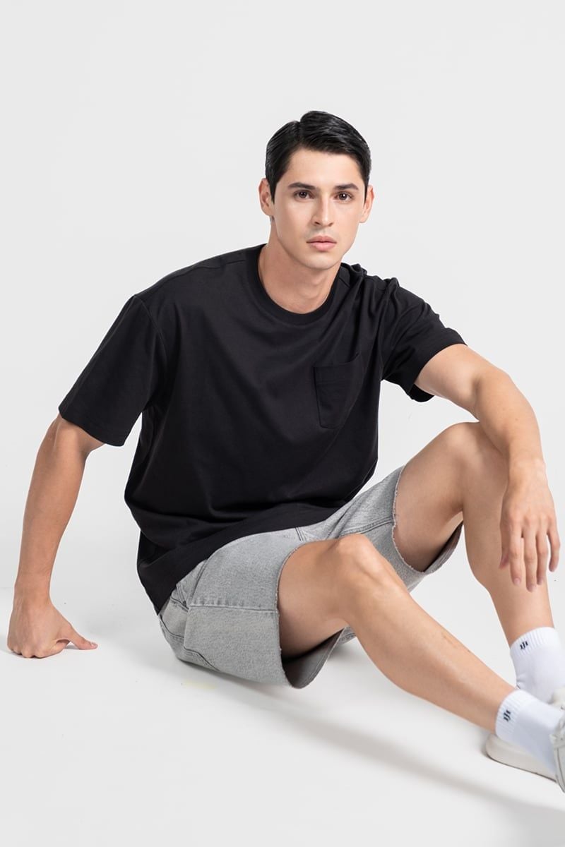  Áo Thun Nam Tay Ngắn Form Rộng TS26SS18P-RX 