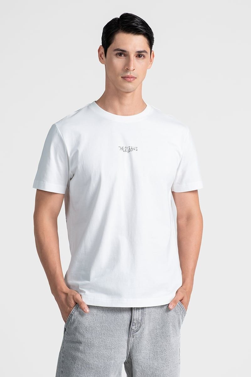  Áo Thun Nam Tay Ngắn Form Vừa TS26SS20M-RG 