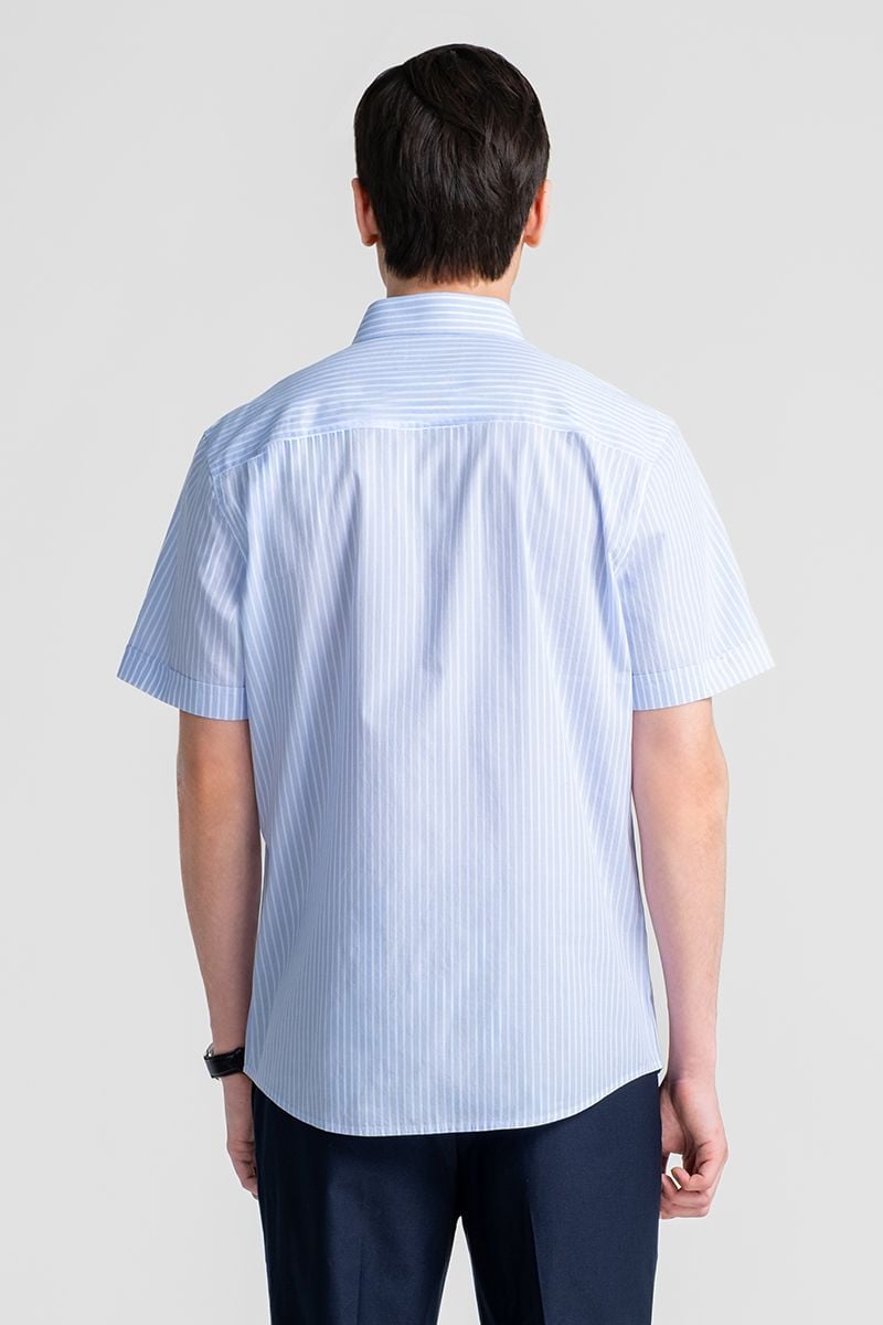  Áo Sơ Mi Nam Tay Ngắn Form Ôm WS25FH100T-SD 