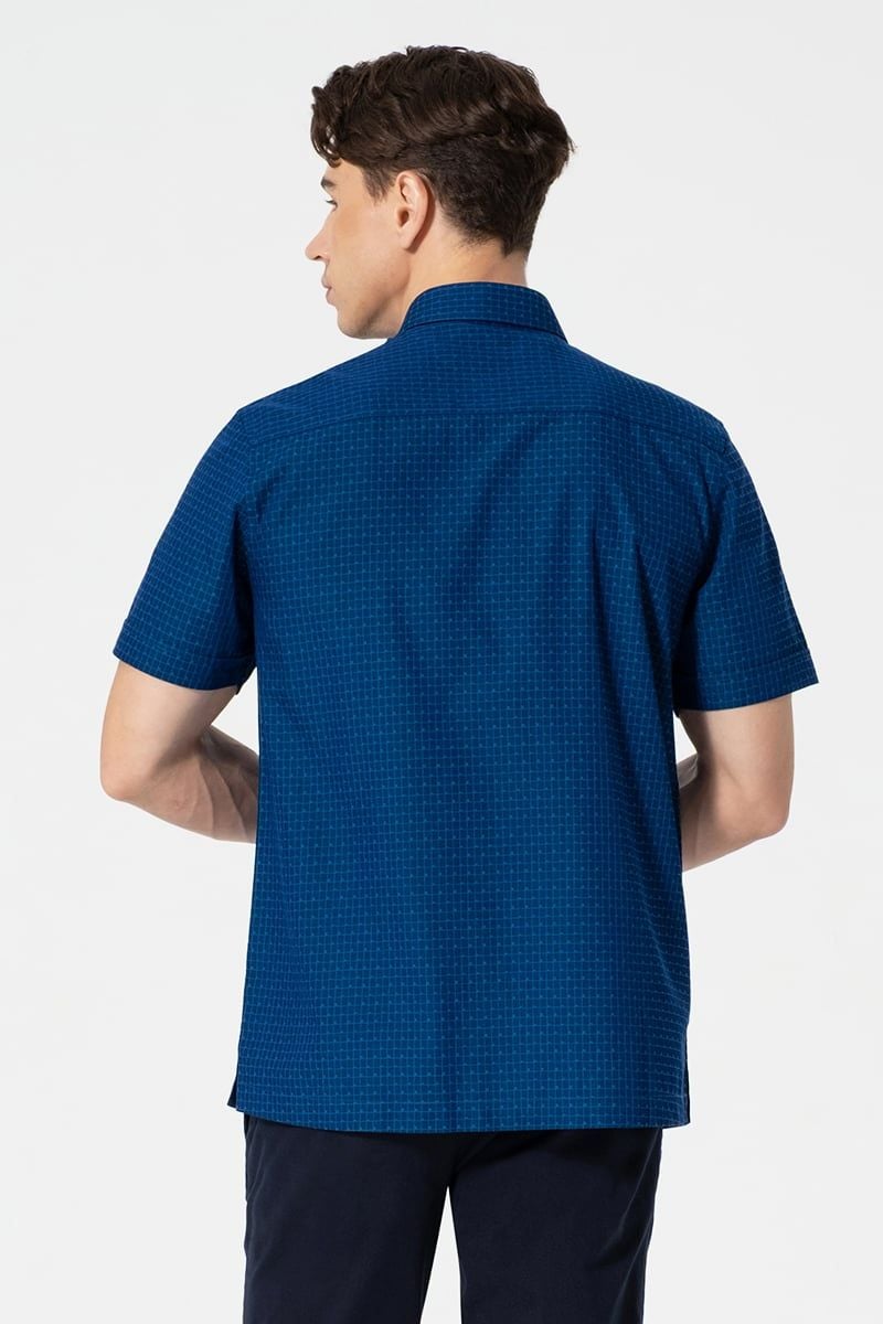  Áo Sơ Mi Nam Tay Ngắn Form Ôm Vừa WS25FH60T-CFBB 