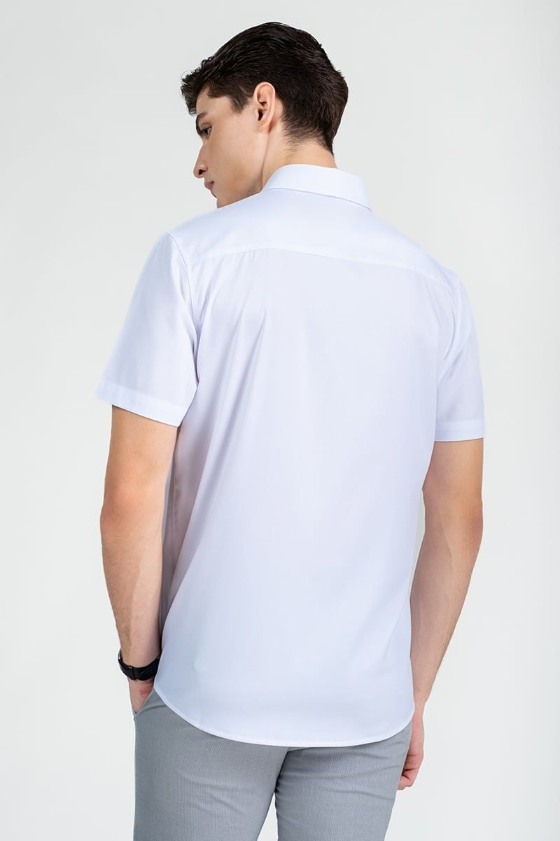  Áo Sơ Mi Nam Tay Ngắn Form Ôm WS25FH76P-SD 