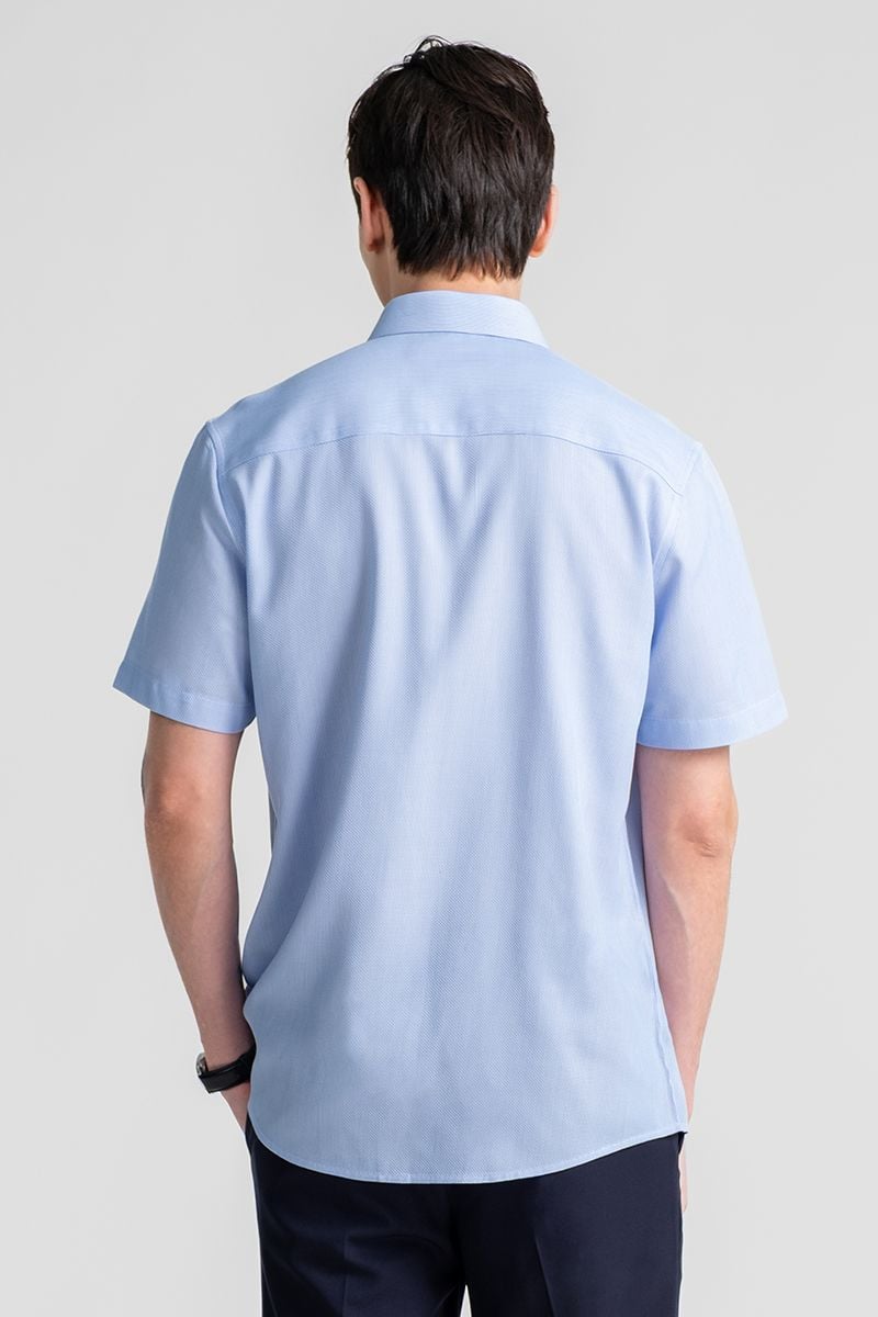  Áo Sơ Mi Nam Tay Ngắn Form Ôm WS25FH81P-SDBB 