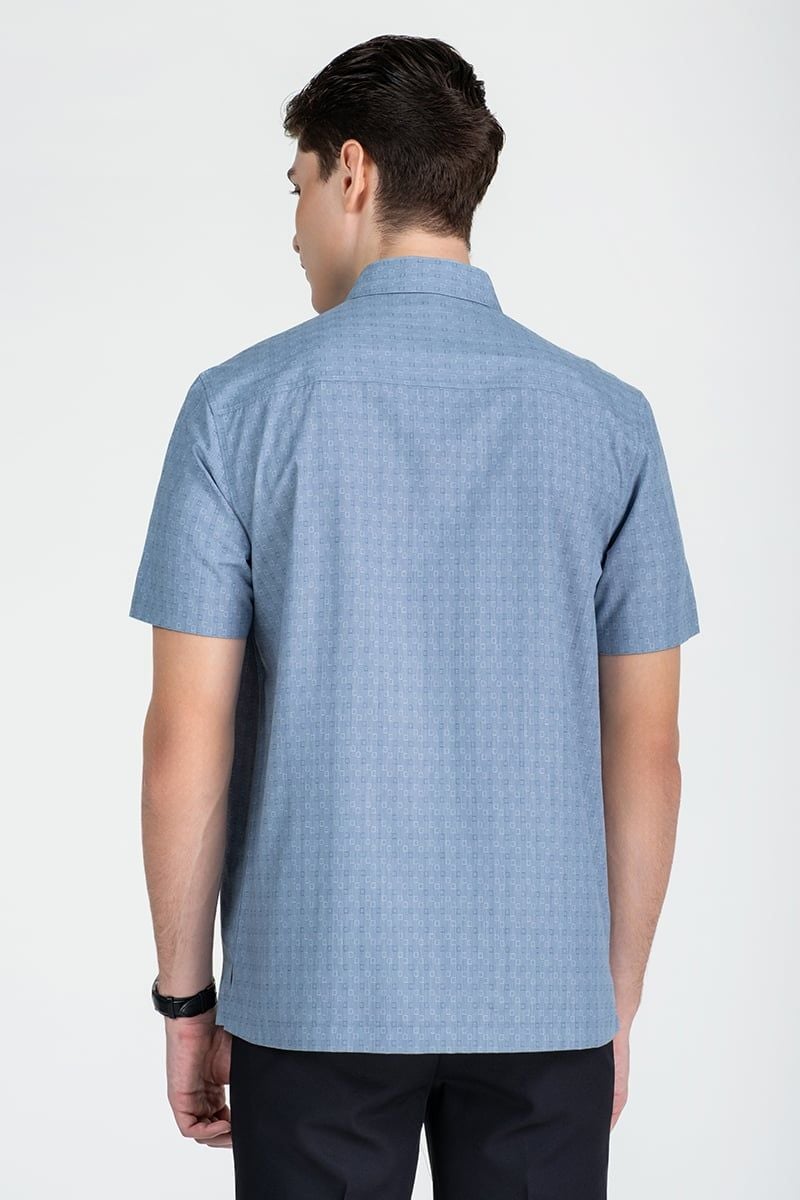  Áo Sơ Mi Nam Tay Ngắn Form Ôm Vừa WS25FH82C-CFBB 