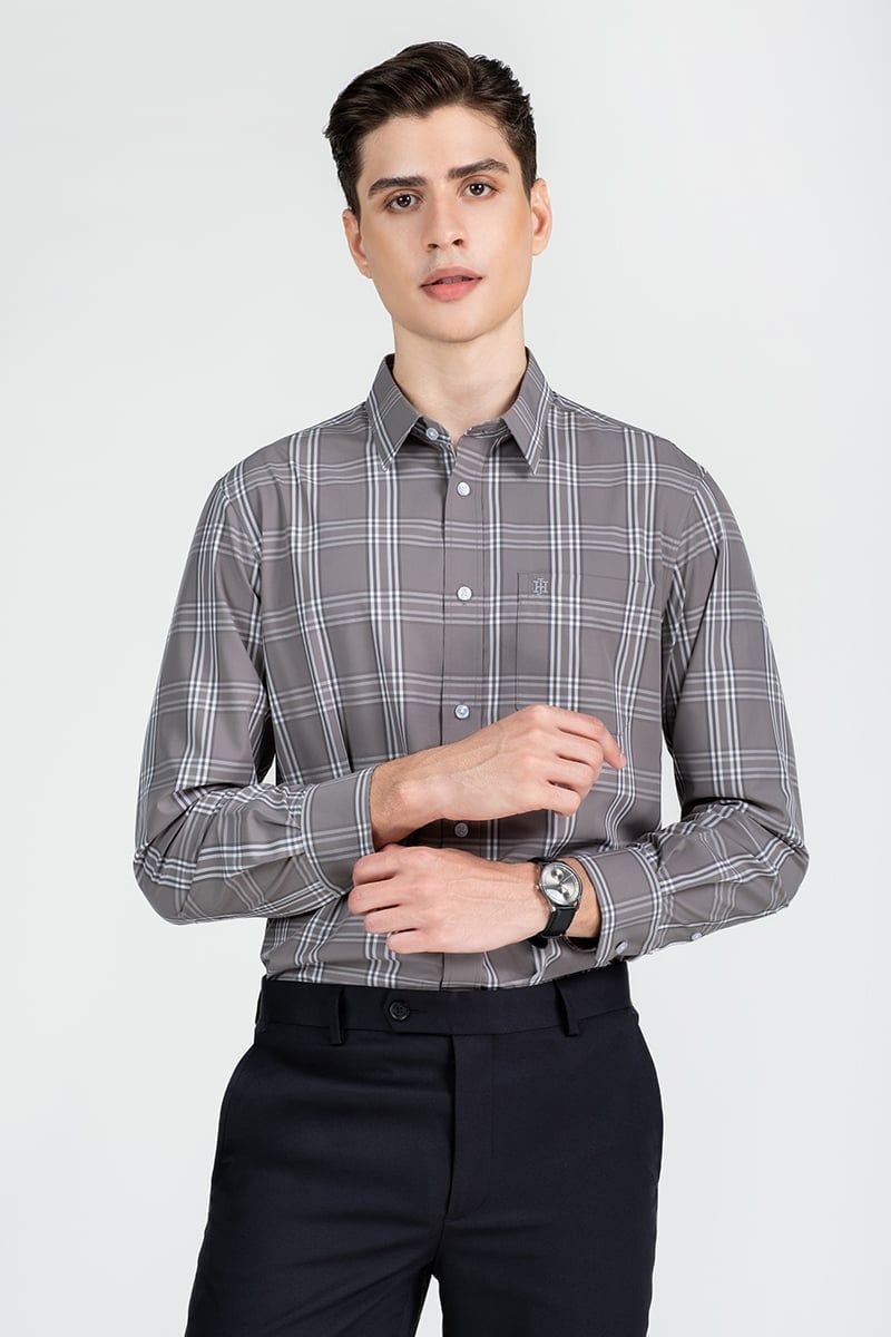  Áo Sơ Mi Nam Dài Tay Form Ôm WS25FH83T-LDBB 