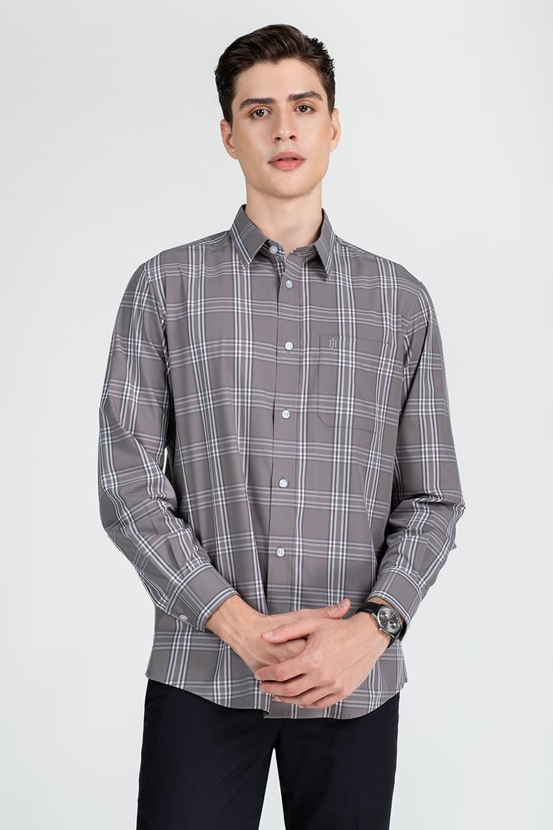  Áo Sơ Mi Nam Dài Tay Form Ôm WS25FH83T-LDBB 