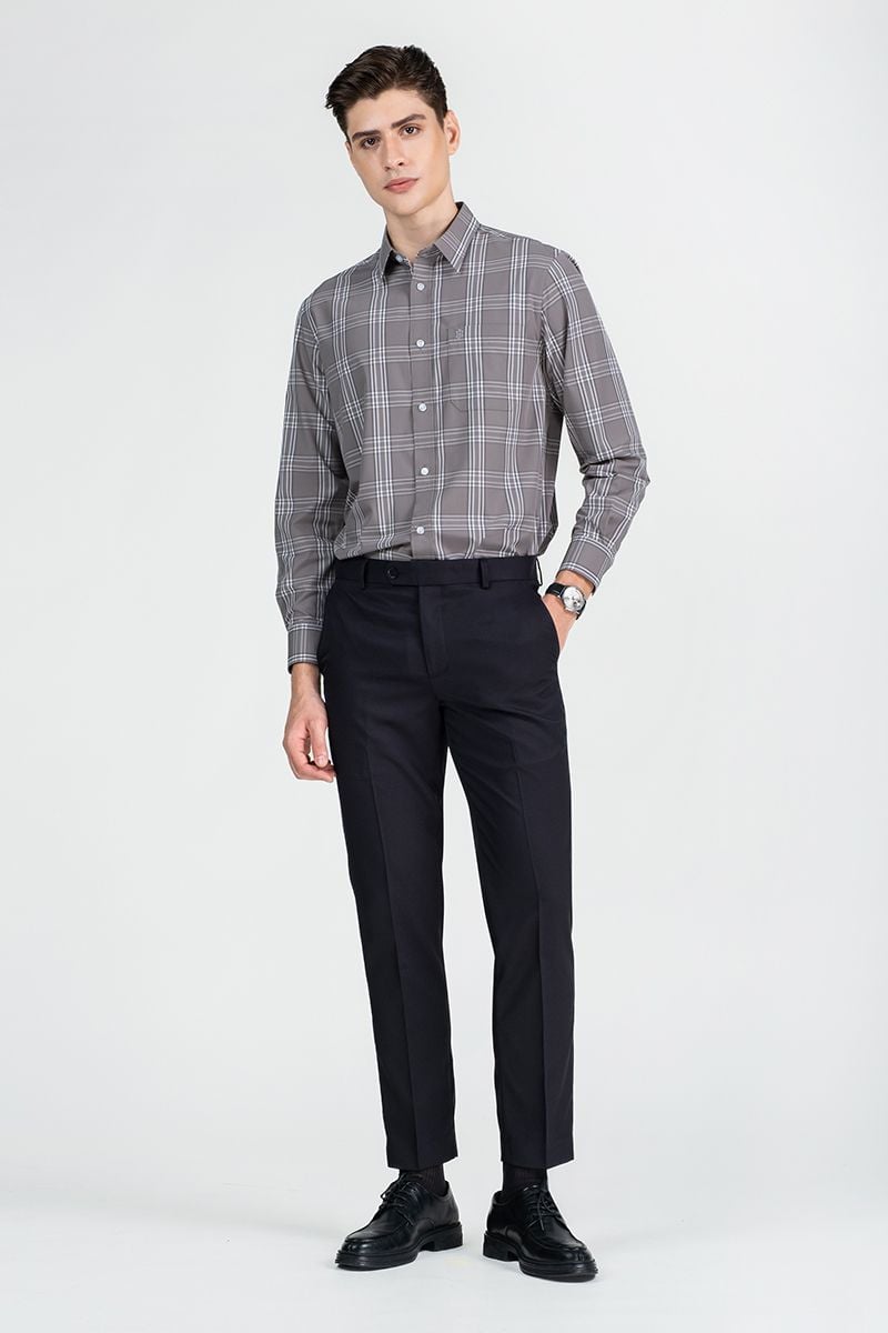  Áo Sơ Mi Nam Dài Tay Form Ôm WS25FH83T-LDBB 