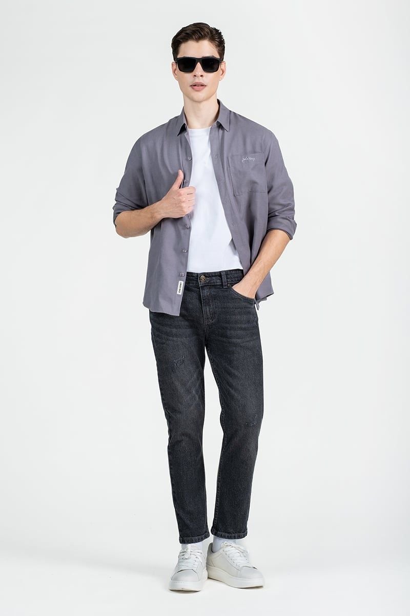  Áo Sơ Mi Nam Tay Dài Form Vừa WS25FH84C-LCRG 