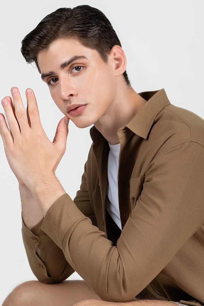  Áo Sơ Mi Nam Tay Dài Form Vừa WS25FH84C-LCRG 