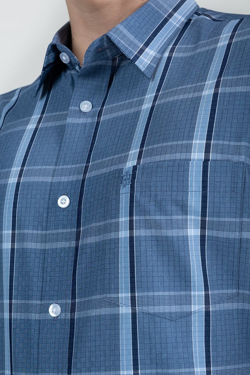  Áo Sơ Mi Nam Tay Ngắn Form Ôm WS25FH85C-SDBB 