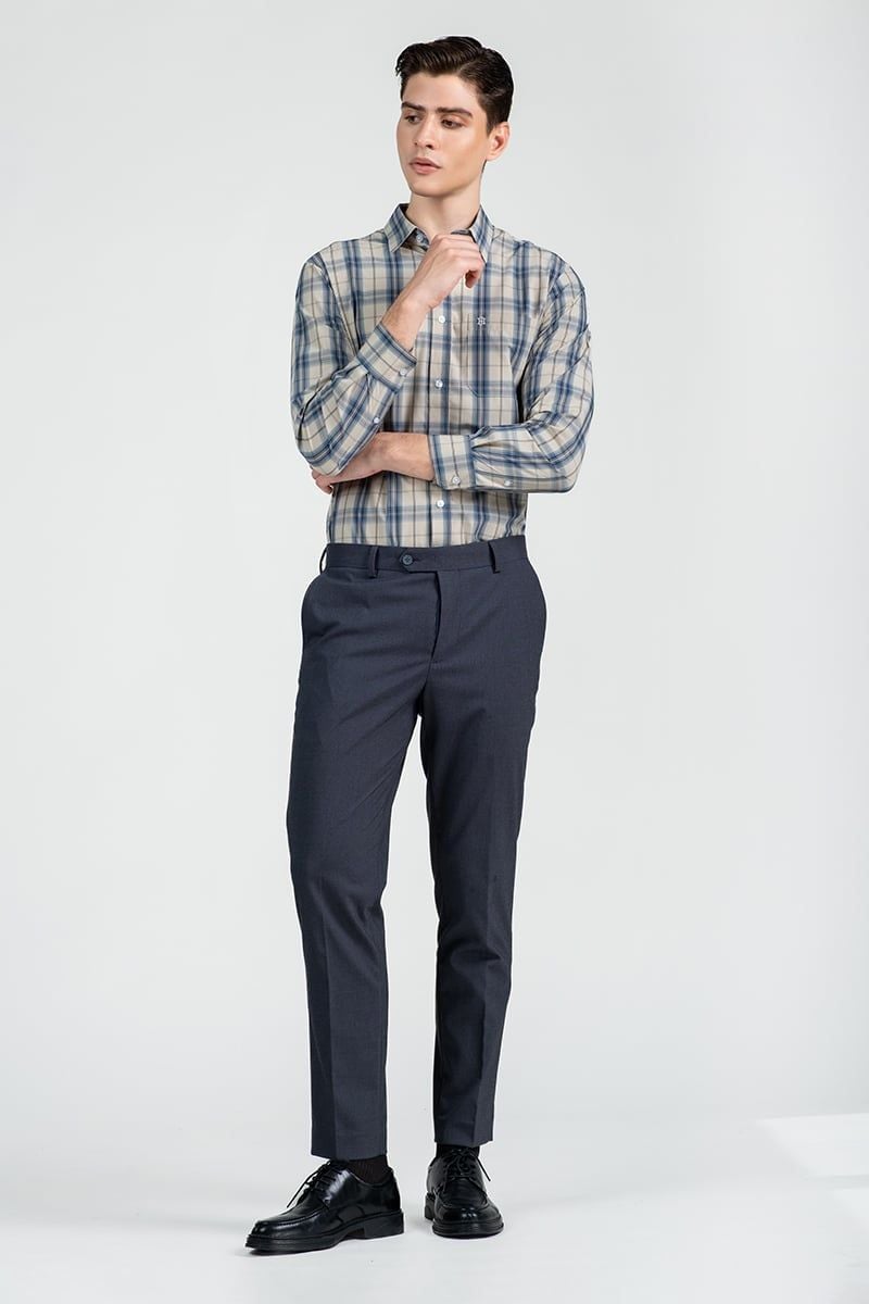  Áo Sơ Mi Nam Tay Dài Form Ôm WS25FH86T-LDBB 