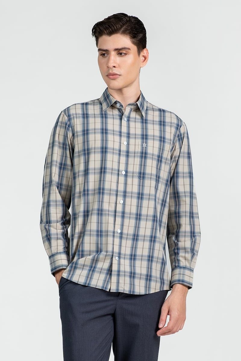  Áo Sơ Mi Nam Tay Dài Form Ôm WS25FH86T-LDBB 