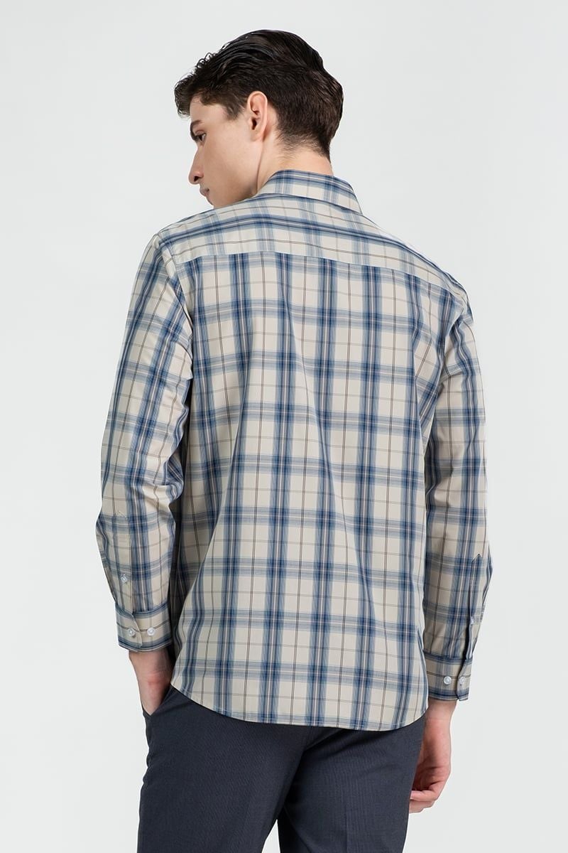  Áo Sơ Mi Nam Tay Dài Form Ôm WS25FH86T-LDBB 