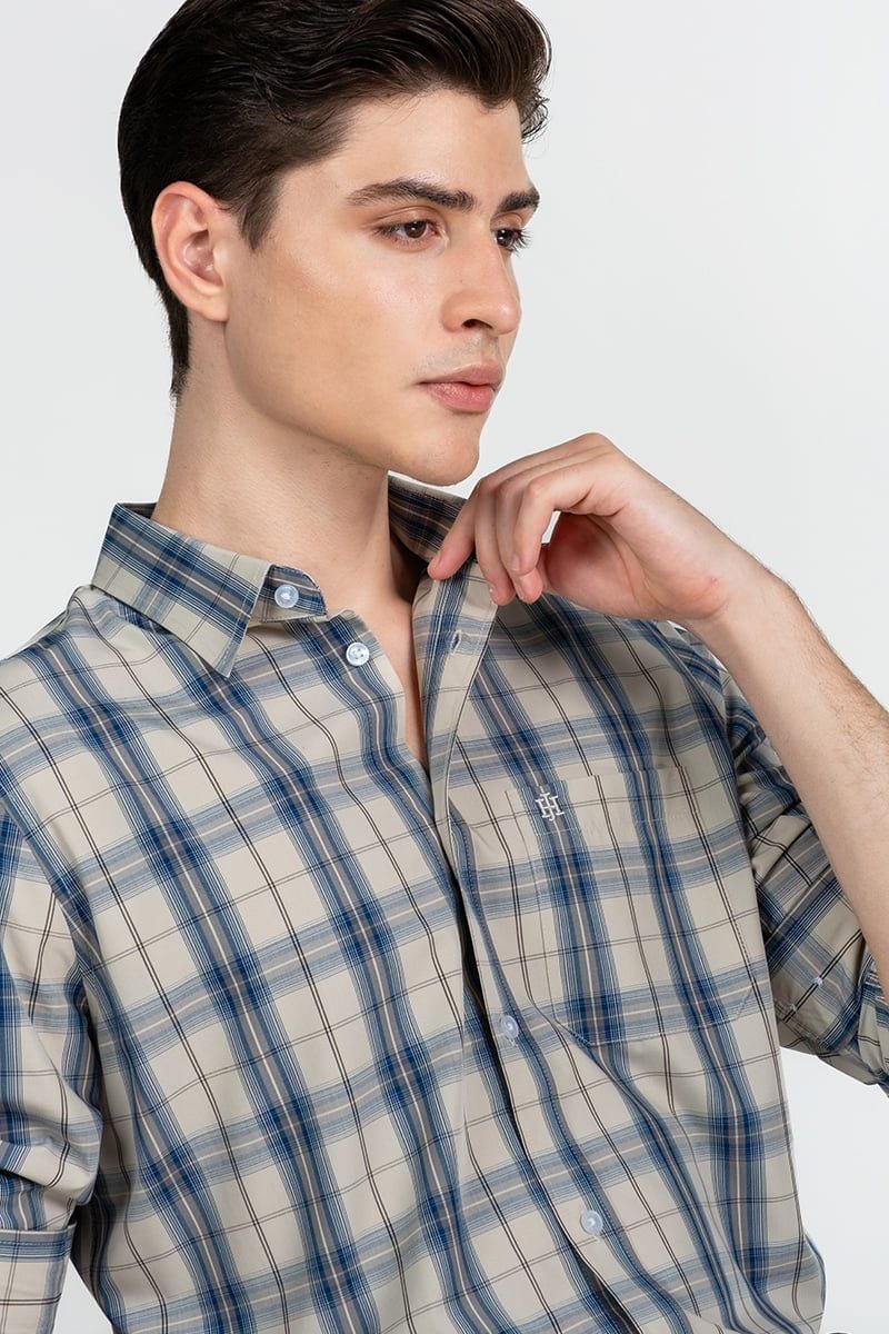  Áo Sơ Mi Nam Tay Dài Form Ôm WS25FH86T-LDBB 