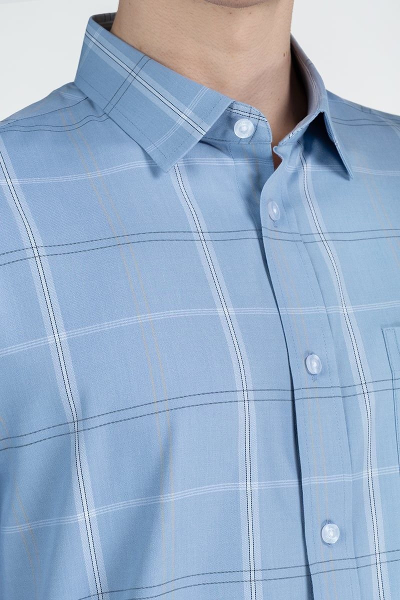  Áo Sơ Mi Nam Tay Ngắn Form Ôm WS25FH87T-SDBB 