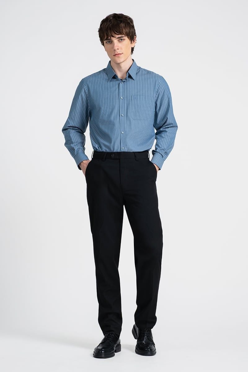  Sơ Mi Nam Tay Dài Form Ôm WS25FH89T-LDBB 