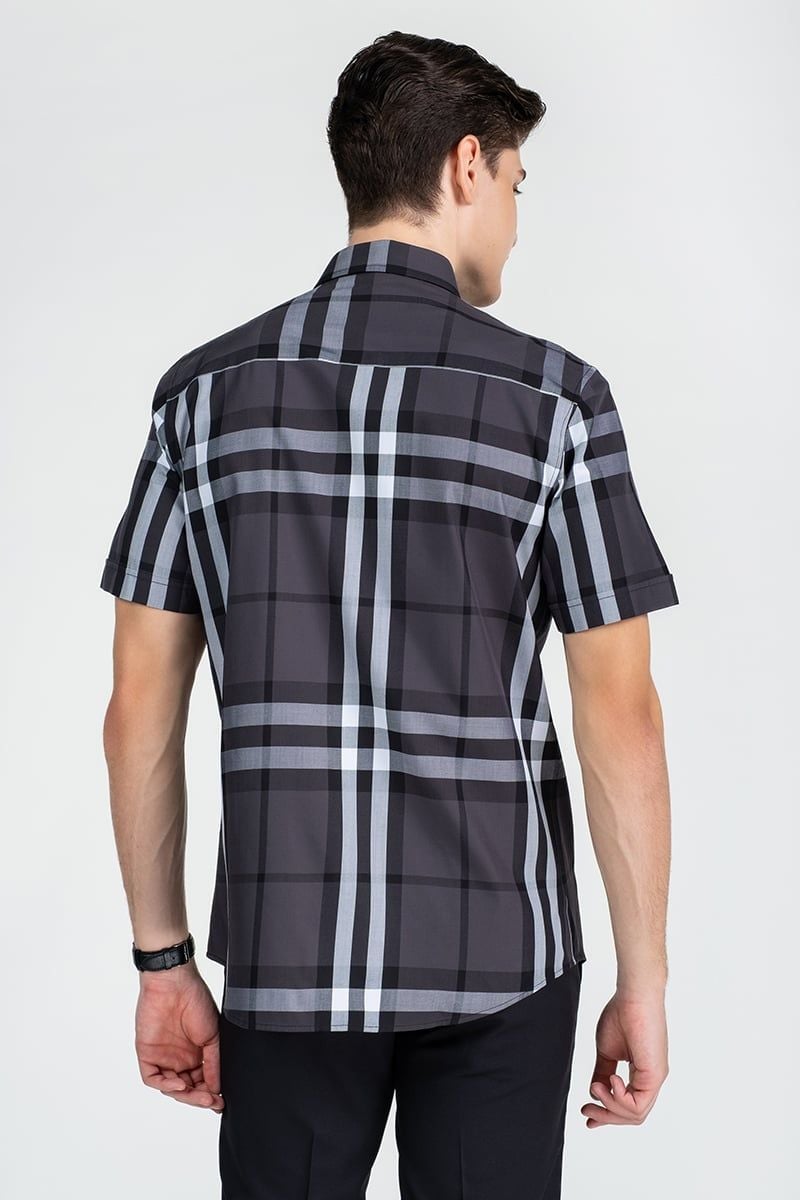  Sơ Mi Nam Tay Ngắn Form Ôm WS25FH90T-SDBB 