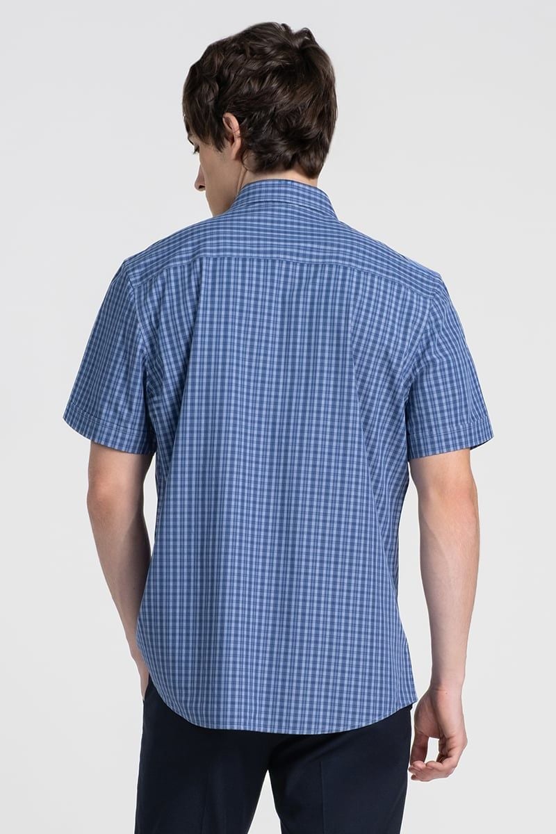  Áo Sơ Mi Nam Tay Ngắn Form Ôm WS25FH91T-SDBB 