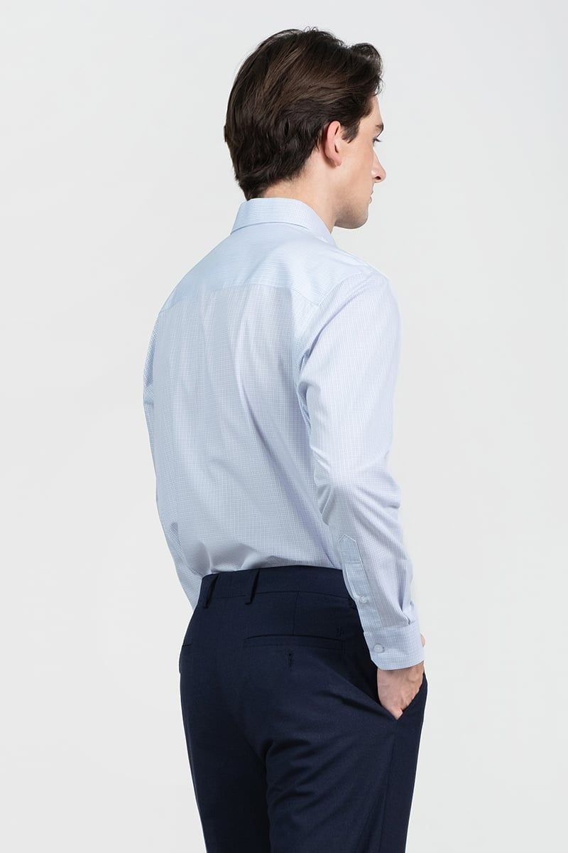  Áo Sơ Mi Nam Tay Dài Form Ôm WS25FH94P-LDBB 
