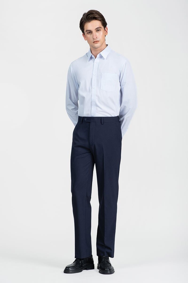  Áo Sơ Mi Nam Tay Dài Form Ôm WS25FH94P-LDBB 