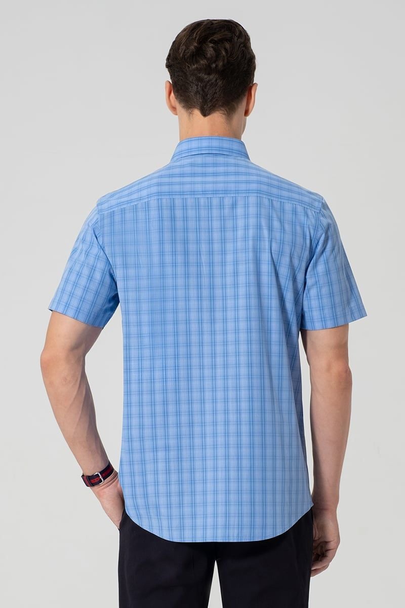  Áo Sơ Mi Nam Tay Ngắn Form Ôm WS25SS57C-SDBB 