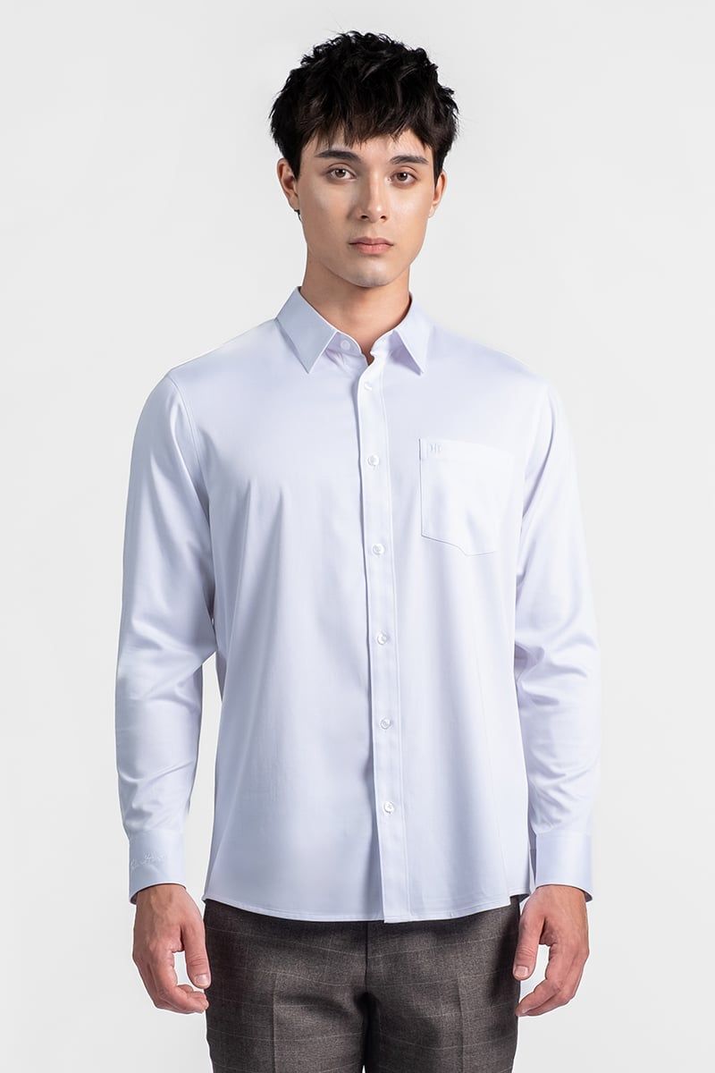  Áo Sơ Mi Nam Tay Dài Form Ôm WS26ES52P-LDBB 