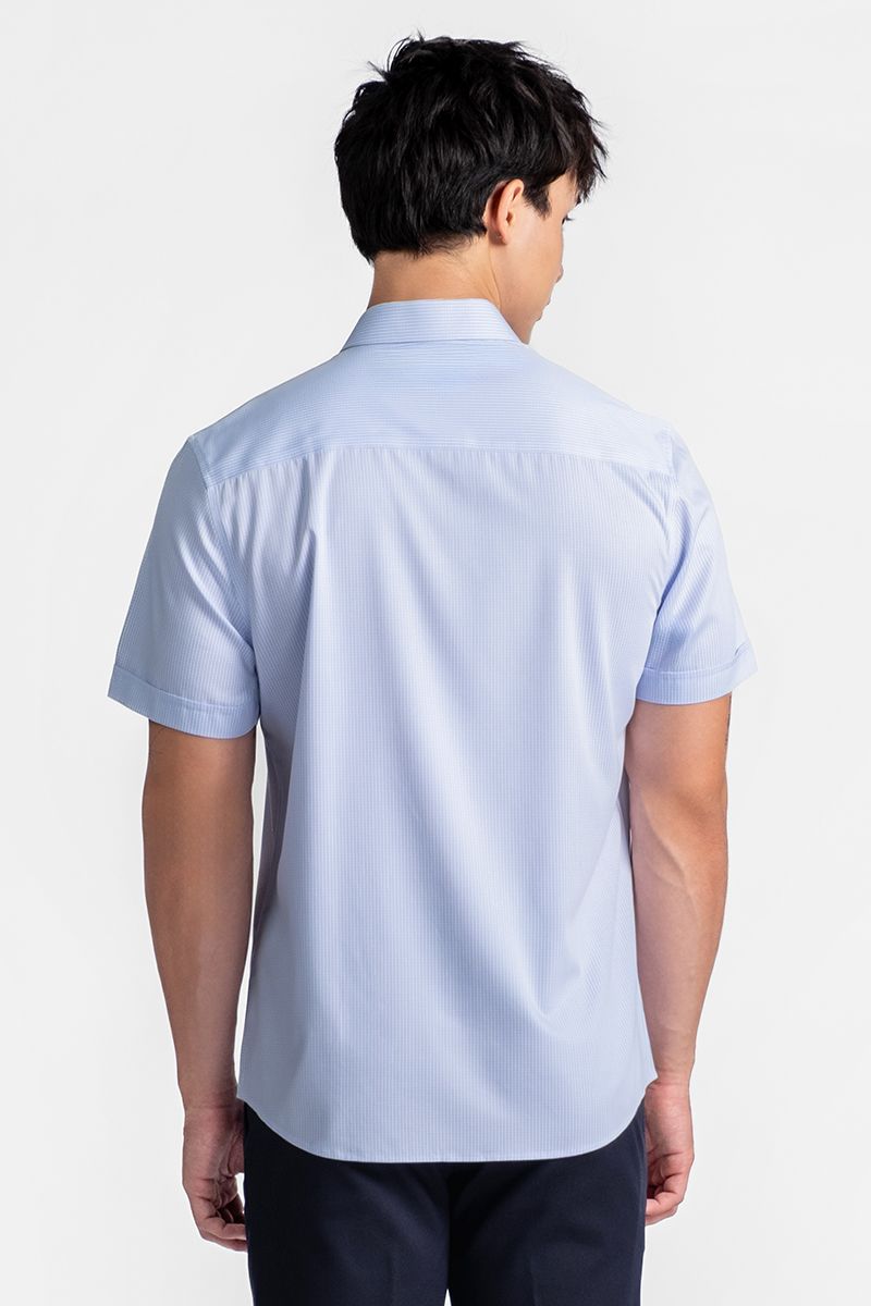 Áo Sơ Mi Nam Tay Ngắn Form Ôm WS26FH16P-SDBB 