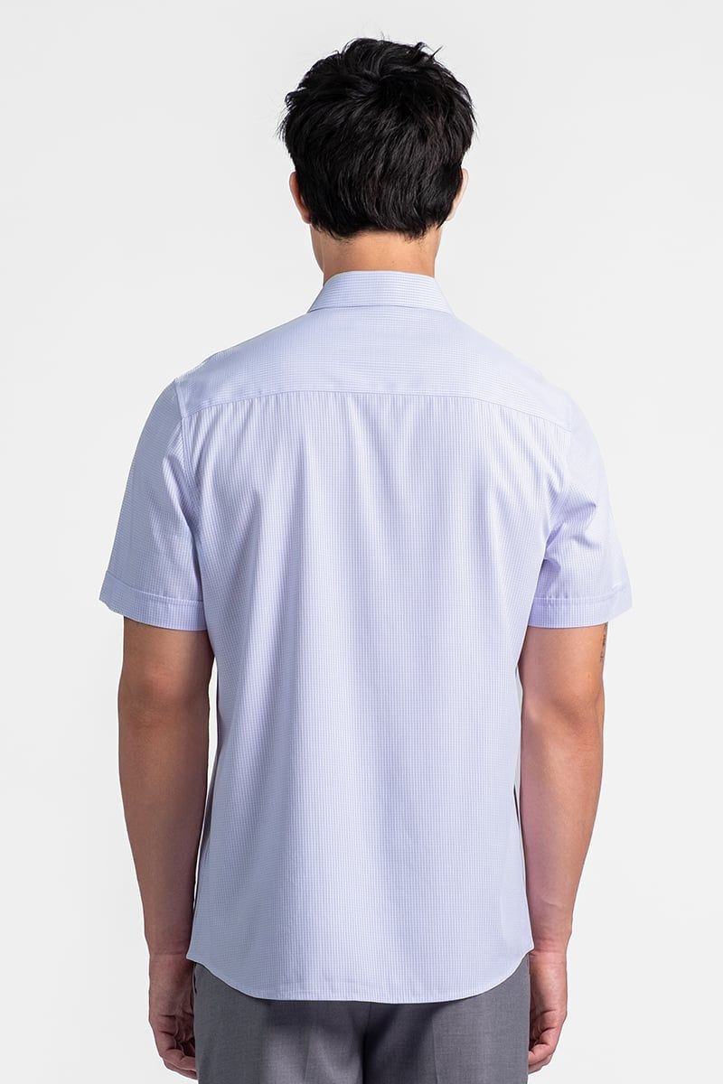  Áo Sơ Mi Nam Tay Ngắn Form Ôm WS26FH16P-SDBB 